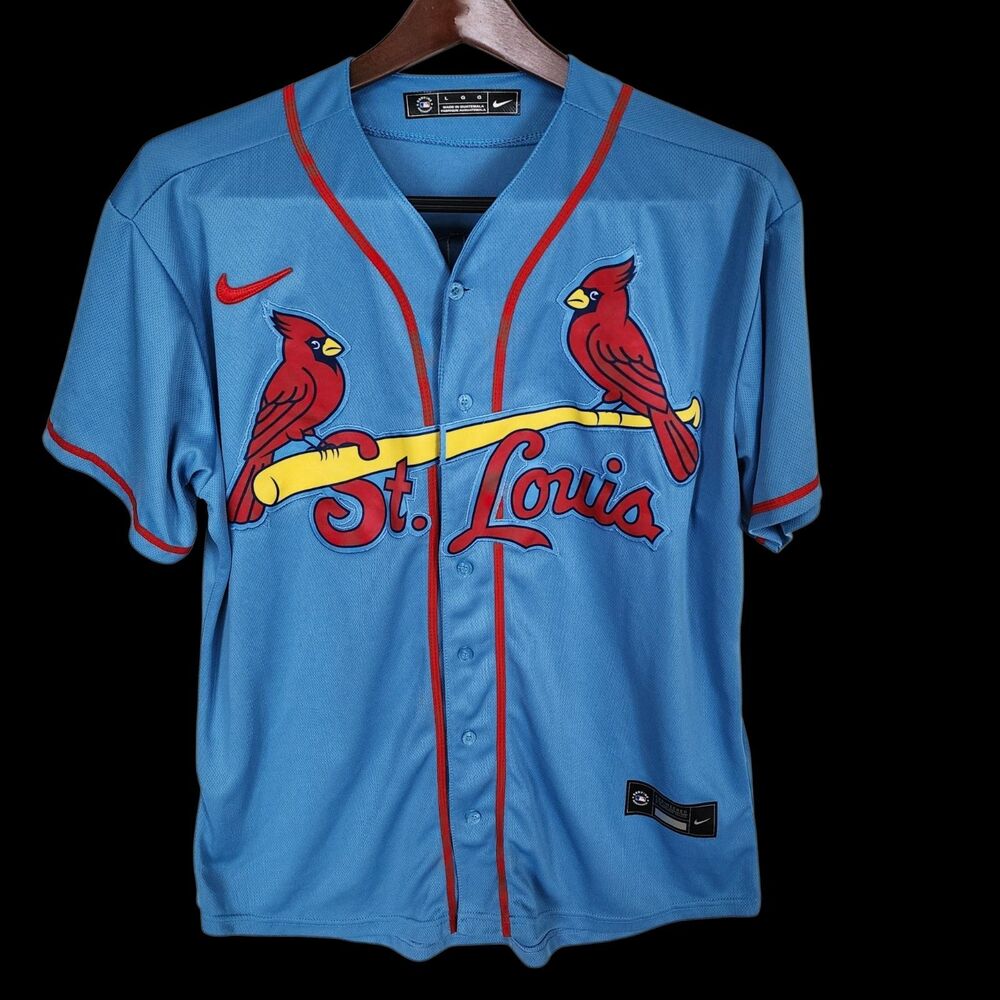 Nolan Arenado St. Louis Cardinals Nike Victory Blue MLB Jersey Men's Size Large